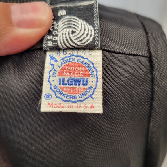 Tailored by Handmacher Vintage 80s Wool Skirt Suit Union Made, 14 - Picture 10 of 15